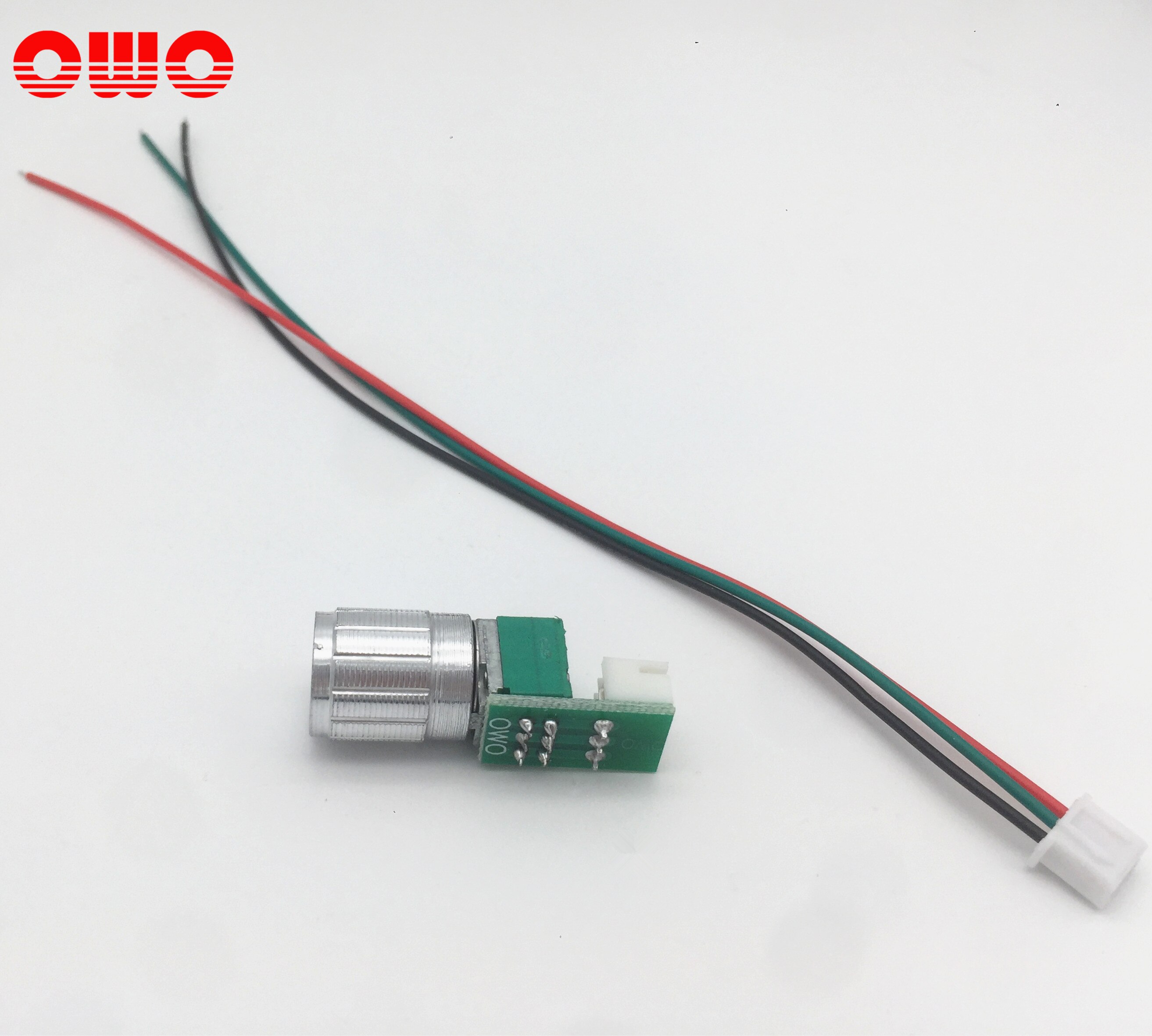 RV097 20K volume potentiometer 6pin adjustable potentiometer with aluminum knob cap ,connector,wires cables