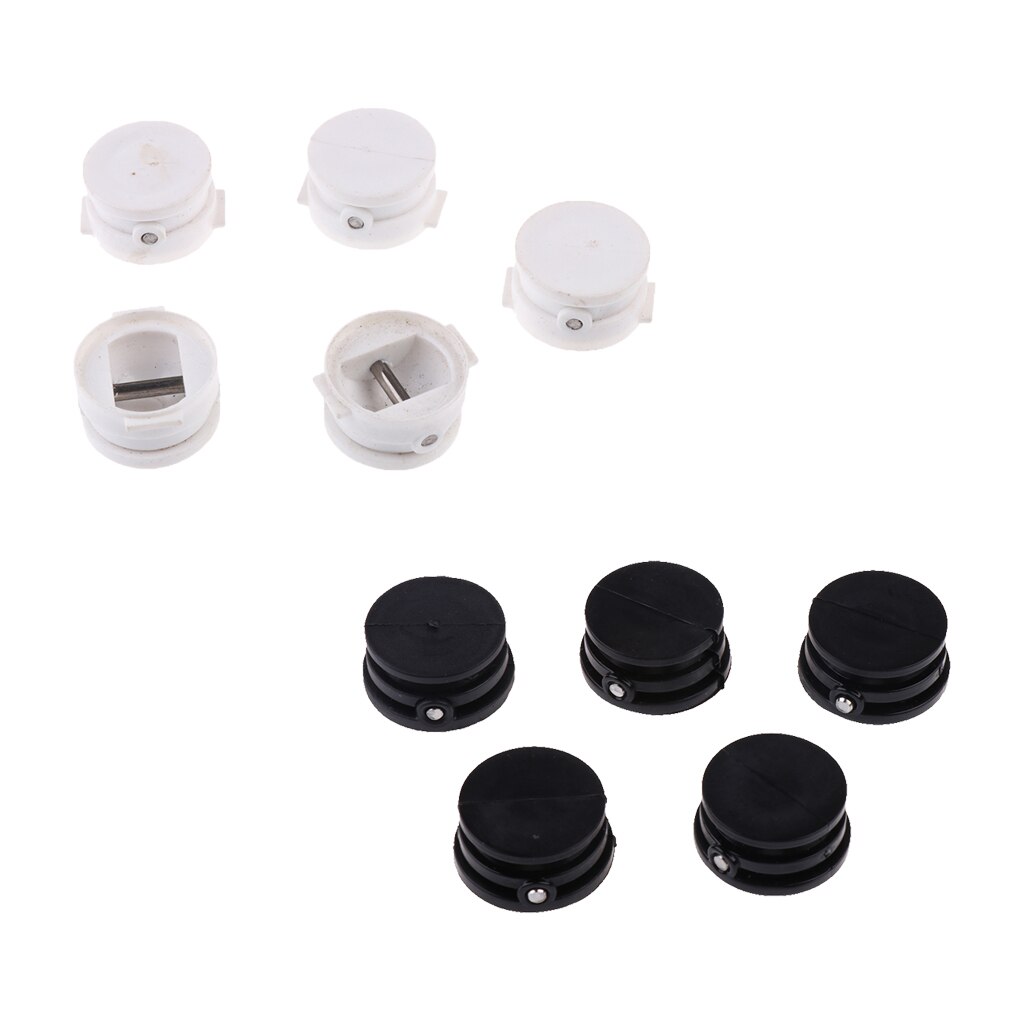 10 stk surfing bånd plug surfebrett bånd cup plug kajakk utstyr 25mm svart og hvitt