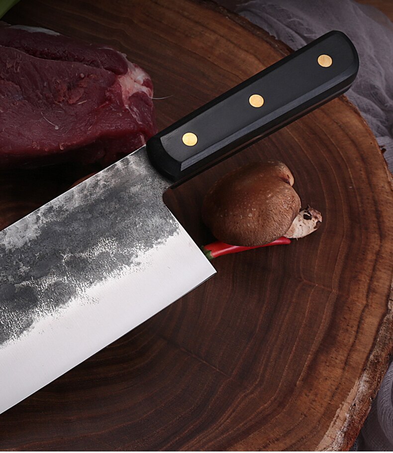 YAMY&amp;CK Tang Knife Duck Knife High Carbon Steel Roast Duck Knife Butcher Chef Knife Sharp Slicing Knife Kitchen Kitchen Knife