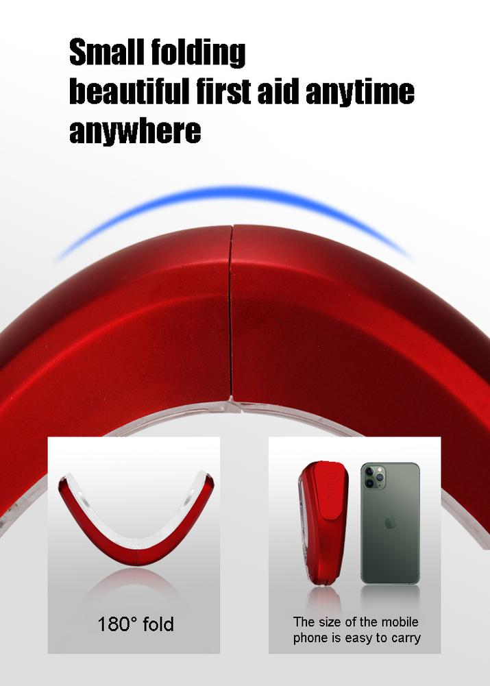 Elektrische V Gezicht Machine Gezicht Lifting Apparaat Smart V-Gezicht Vormgeven Stimulator Chin V-Line Up Lift Riem rood Blauw Led Photon