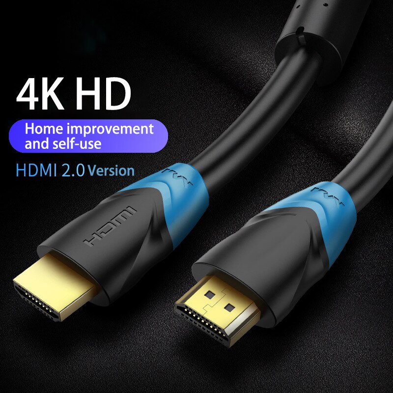 Hdmi-kabel 2.0 versie 4k lijn hdmi naar hdmi-switch splitterkabel audio-videoadapterkabel 0.5m 1m 1.5m 2m 3m 5m 10m 12m 15m