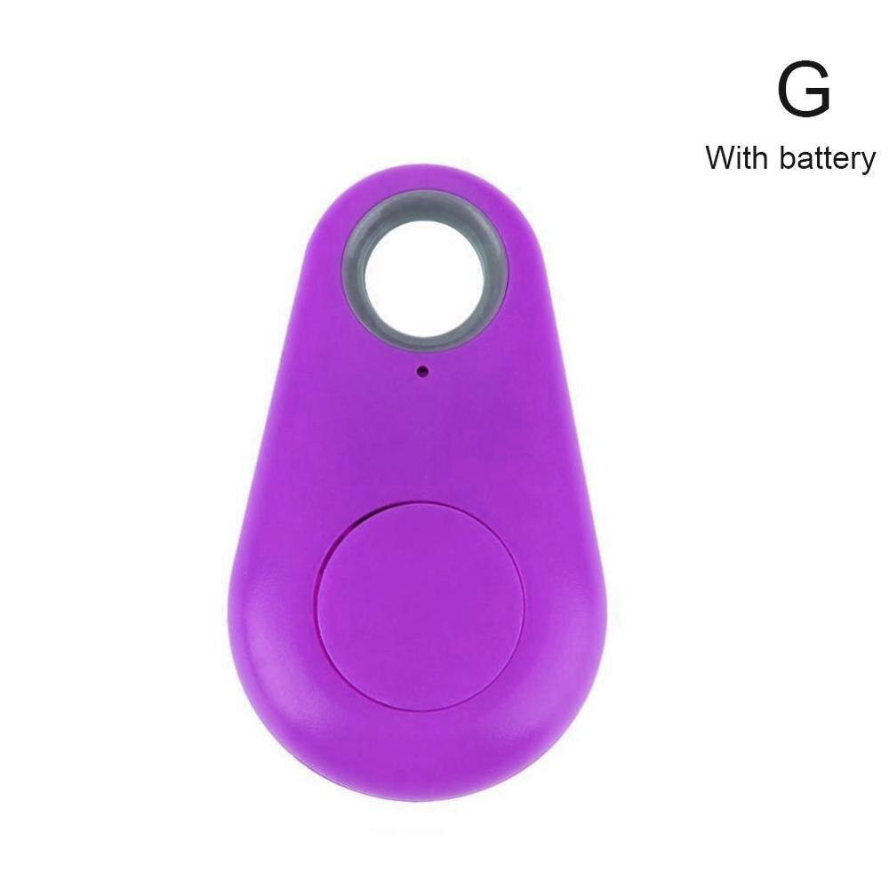 Mini Anti Lost Alarm Wallet KeyFinder Smart Tag Bluetooth ITag Key Tracer Locator Finder Dog Tracker GPS Child Keychain Pet R6T4: purple