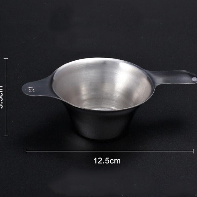 1PC acier inoxydable passoire à thé Fine maille chinois Kungfu thé feuille entonnoir filtre pour thé et café accessoires de cuisine: large
