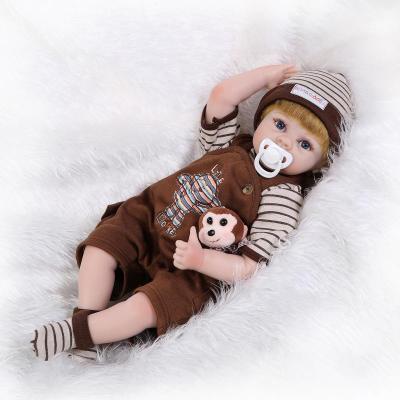 de 22 pulgadas, ropa Reborn para niños, ropa para niños, traje para bebés de 55 cm, muñeca para niños, de cumpleaños y Navidad: Blanco