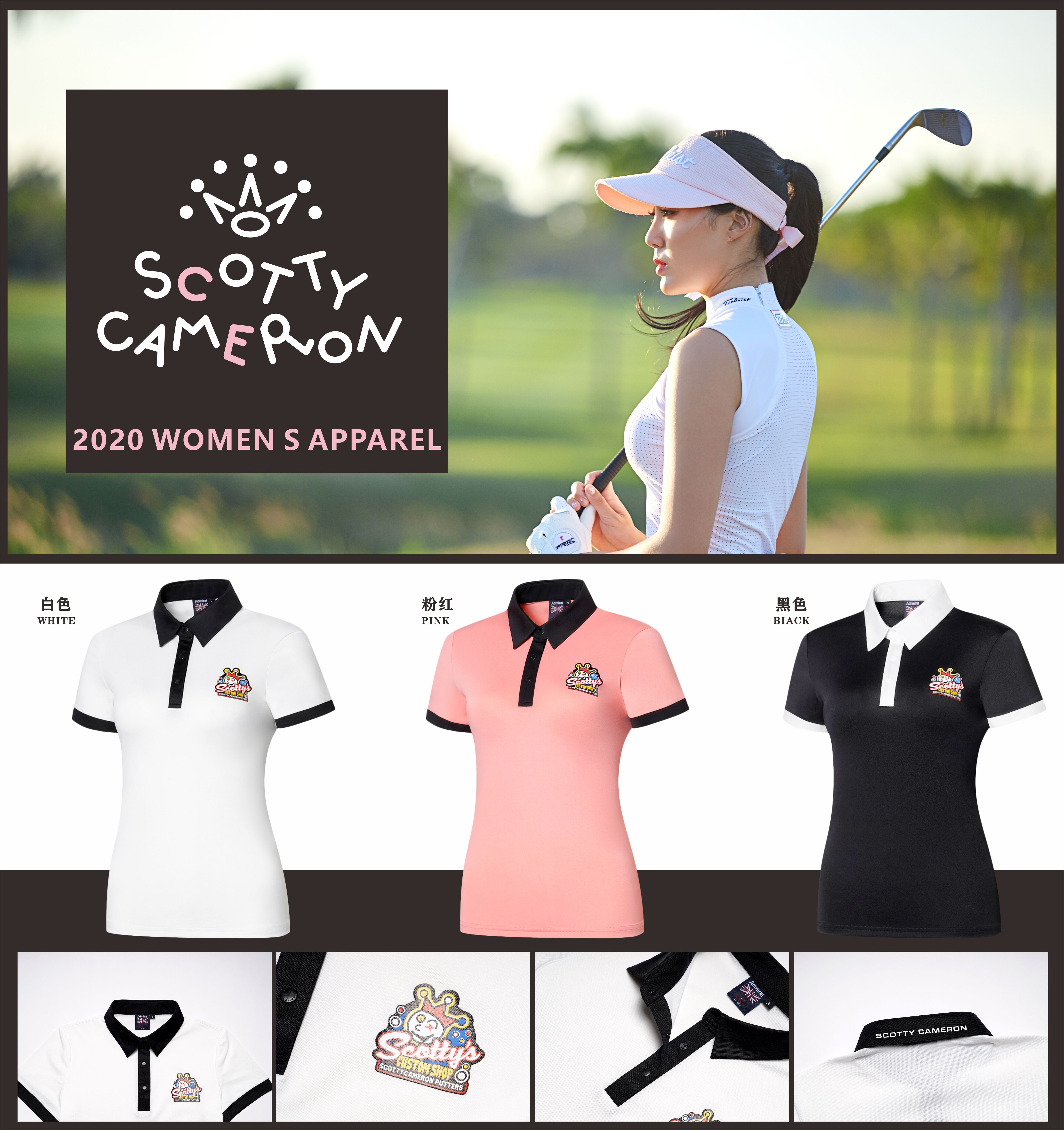 Camisa de golf de manga corta para mujer, ropa de golf de secado rápido, novedad de Primavera de