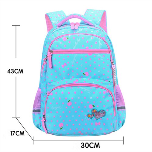 Kids Schooltas Mochila Satchel Schooltassen Basisschool Rugzakken Voor Meisjes Jongens Tas Waterdichte Orthopedische Rugzak Kind: L sky blue
