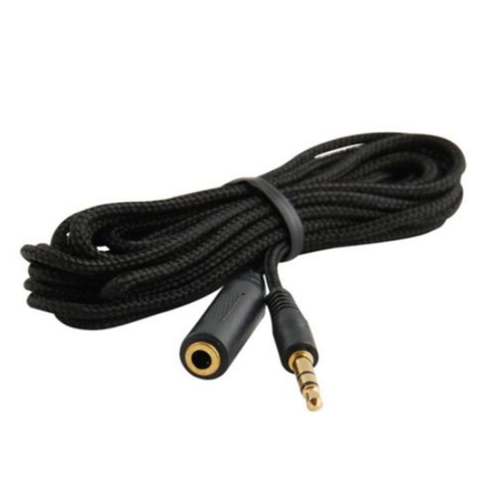 1* 4.9ft 3.5mm Female To Male F/M Headphone Stereo Audio Extension Cable Cord: Default Title