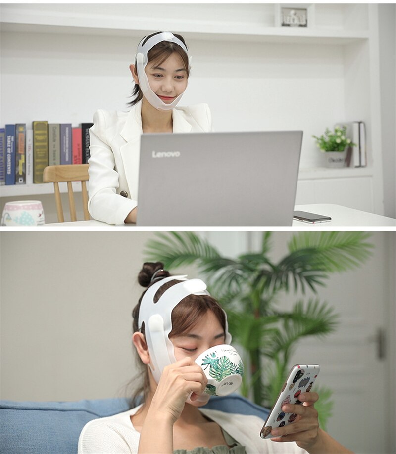 Nano Silicone V masque Facial levage V ligne forme visage Lifting visage minceur masque masque joue menton cou minceur ceinture mince