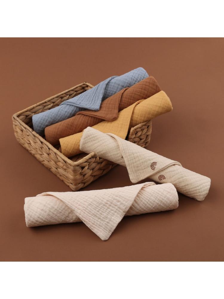 5 Stck Handtuch Baby Waschlappen Baby Handtuch Taschentuch Baumwolle Spucktuch Weichen, Saugfähigen Blick Kindergarten Waschlappen