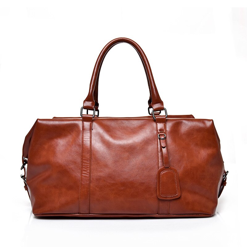 Yilian Mannen Tas Engeland Retro Schoudertas Lederen Mannen Big Messenger Bag Brand Mannen reizen Crossbody Tas: Chocolade