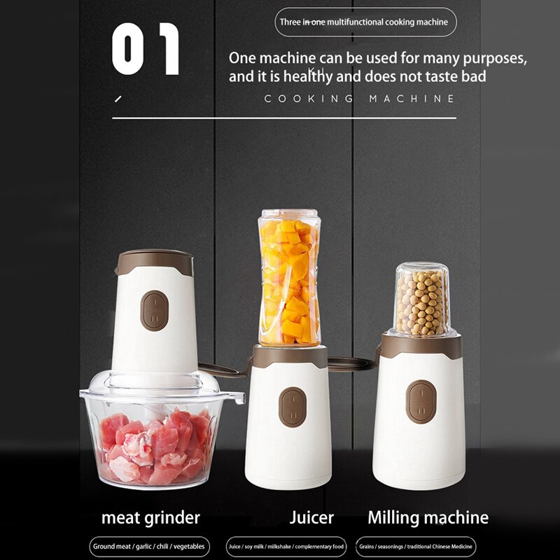 3 in 1 Blender and Food Processor Combo,Smoothie Shake Blender, High-Speed Mixer Blender/Chopper