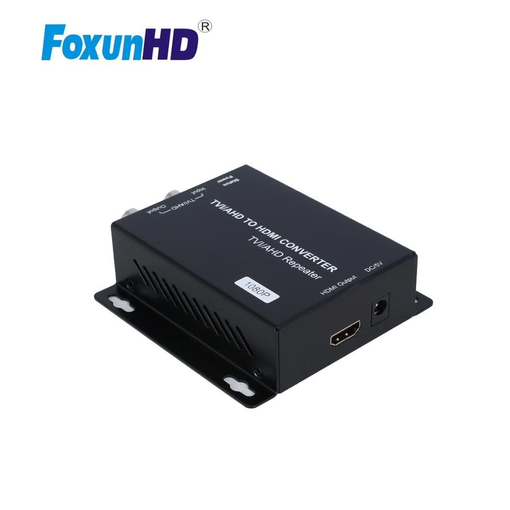 TVI/AHD to HDMI Converter with 1 looping TVI/AHD output TVH1 Support Multi-Level Cascading 1080p HDMI Converter 300m