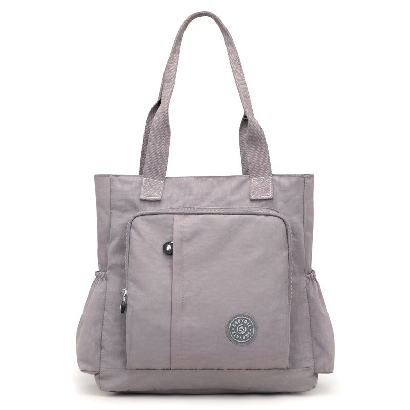 Multi-Functionele Mummie Tas Rusland Stijl Waterdichte Nylon Women's Bag Grote Capaciteit Dames Handtas: Gray