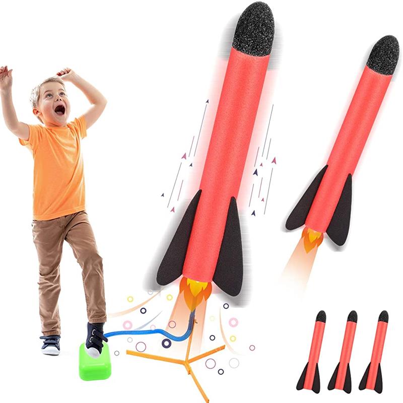 1Set Rocket Launcher Toys for Kids Playing for Kids 4-12 Year Old Children's Day Outdoor Games