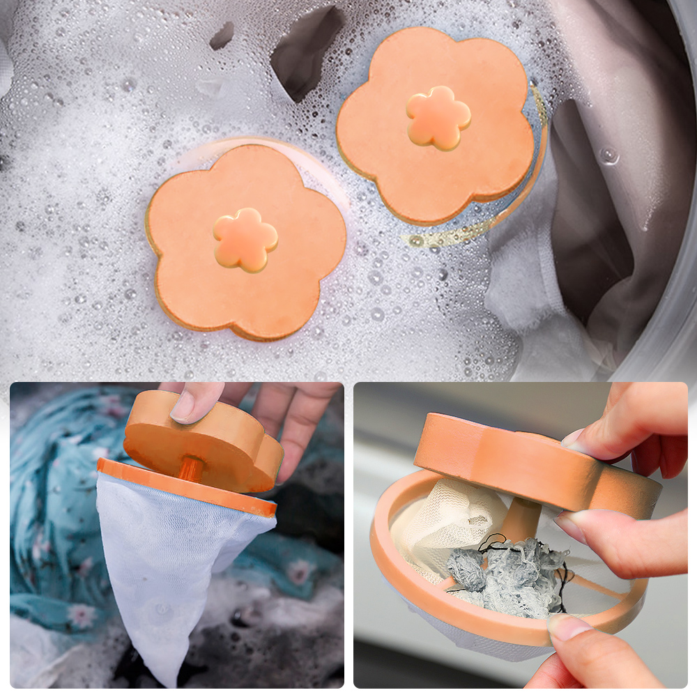 Cleaning Washing Machine Filter Mesh Net Bag Floating Pet Fur Catcher Filtering Hair Removal Device Wool Cleaning Supplies
