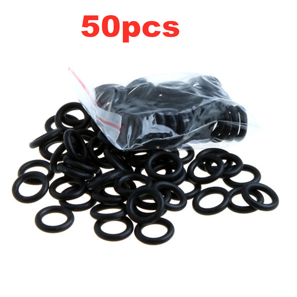 50PCS O-Type Waterproof Rings Pipe Joint Sealing Rings Watering Irrigation Pipe Plastic Joint Male Thread Washer Sealing Rings: 50pcs