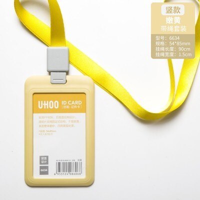 Infällbar märkeshållare id-korthållare med indragbar lanyard liftkortshållare namnskylthållare: 6634 g 6955hs