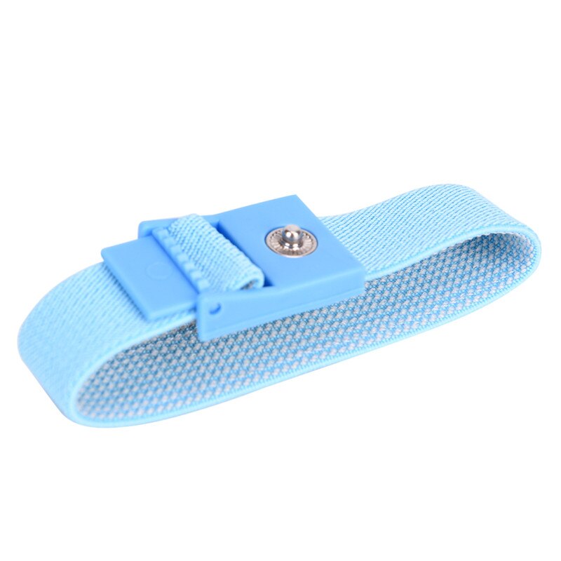 20 cm cor aleatória anti estática sem fio pulseira ajustável eletrostática esd cabo de descarga cinta de pulso