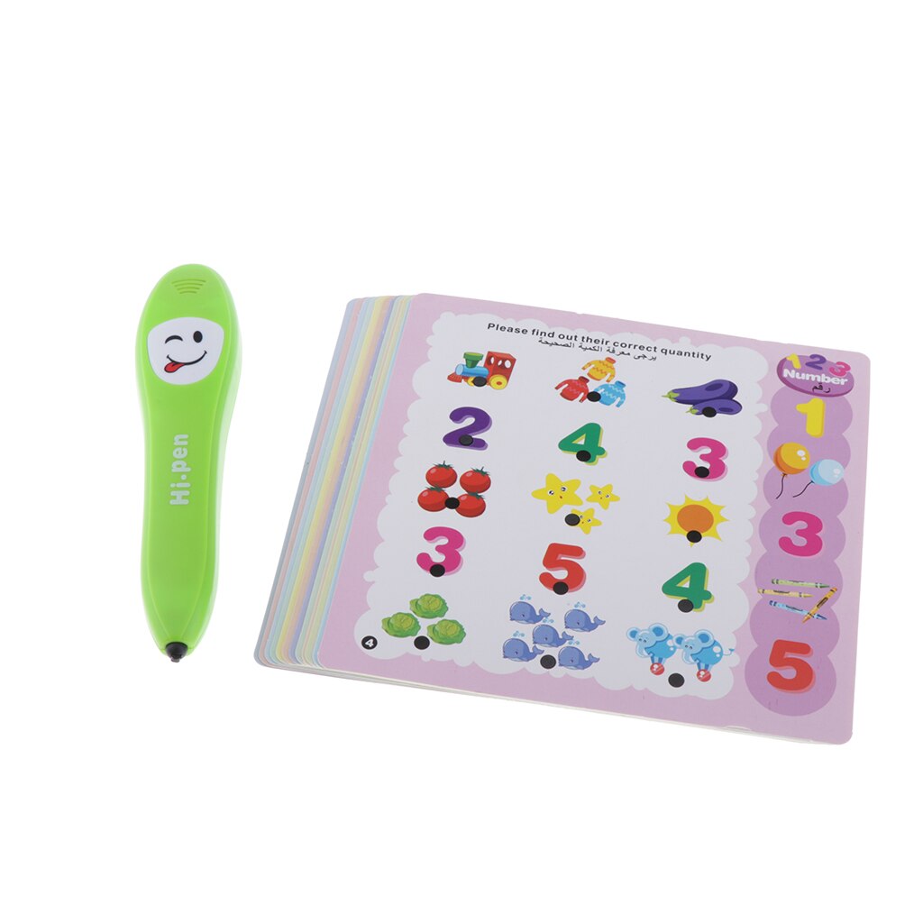 Early Childhood Cognitive Learning Intelligent Pen Learning Cards Set Toys