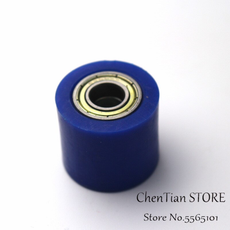8mm 10mm Drive Chain Roller Pulley Wheel Slider Tensioner Wheel Guide For Street Bike Enduro Motorcycle Motocross ATV CRF CR XR: 10MM BLUE