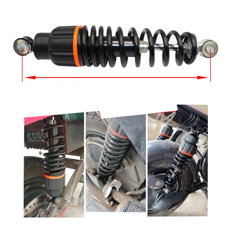 Form Rear Shock Absorber Electric Bicycle Motorcycle Hydraulic Rear Shock Absorber Adjustable Suspension