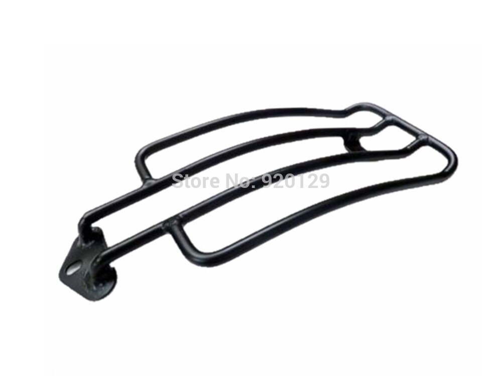 Porte-bagage pour Moto Harley Sportsters | Noir, siège arrière Solo, porte-bagages étagère XL 1200 Iron 48 883 1985-2003