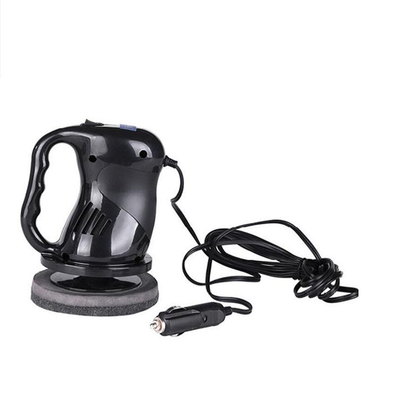 Máquina pulidora eléctrica de 40W para coche, pulidora de pintura brillante de 12V, suministros de mantenimiento de vehículos, pulidor de reparación de automóviles de autoservicio: Negro