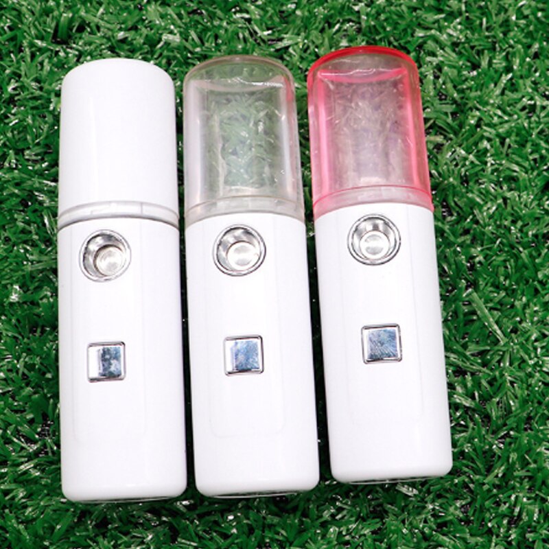 Face Beauty Spray Water Machine Moisturizing Nano Ionic Mist Handhold Portable Face Humidifier Sauna Facial Pore Cleansing Tool