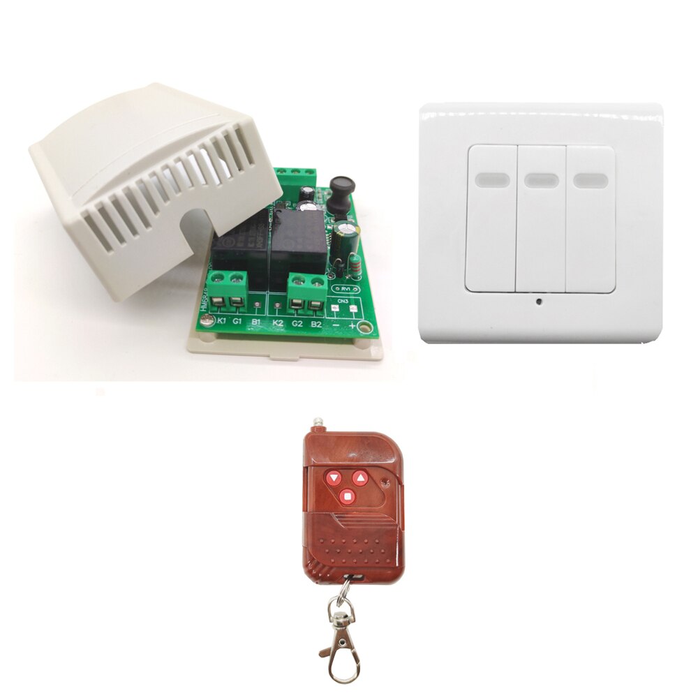 Universal Motor Wireless Remote Control Switch Motor Controller Forward And Reverse DC 12V-48V For Motor/Linear Actuator: Package E