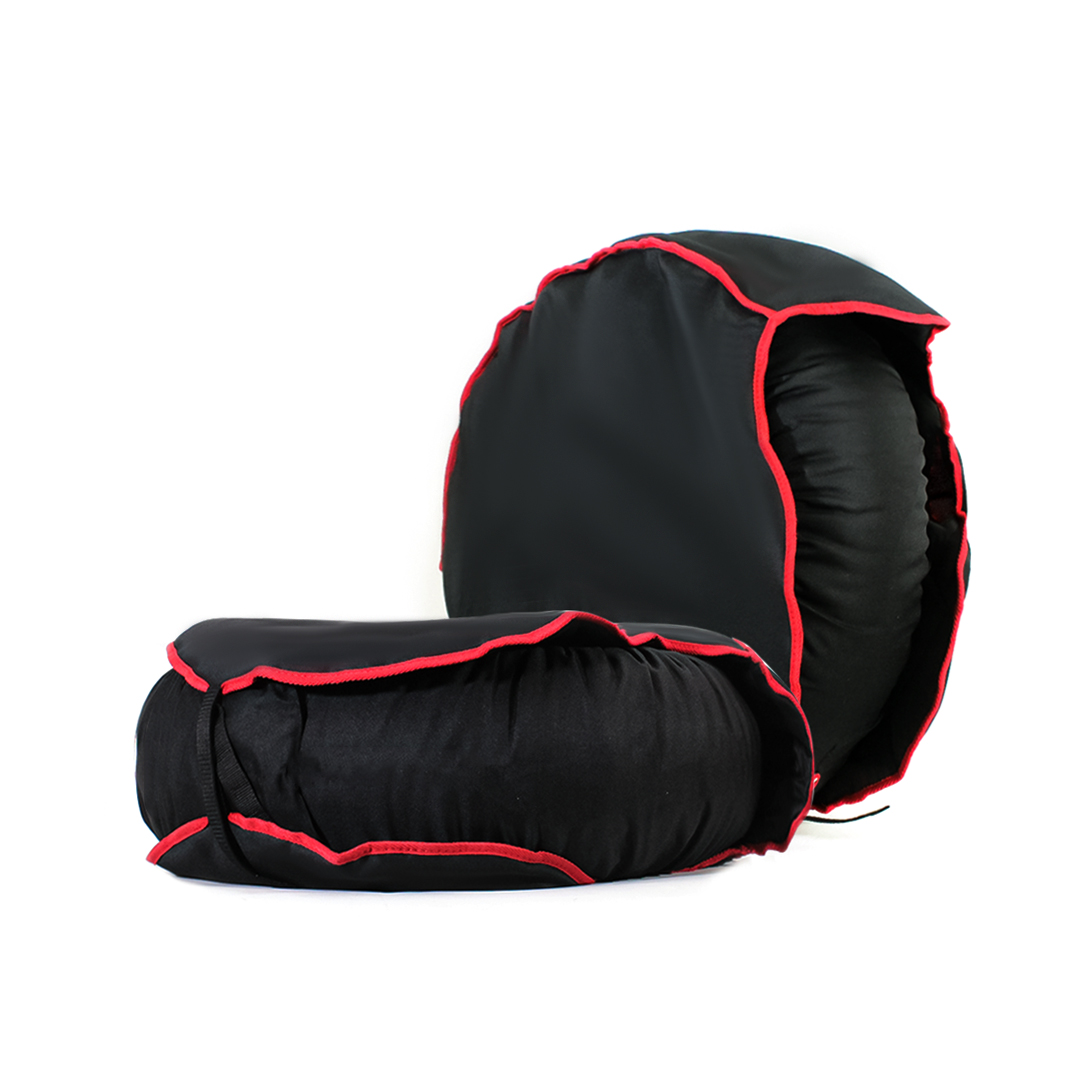 Voeg Katoen Dikker Tire Warmer Fasten Verwarming Windstop Motorfiets Band Cover Windscherm Warm Houden Voor &amp; Achter 17Inch Stof-Proof