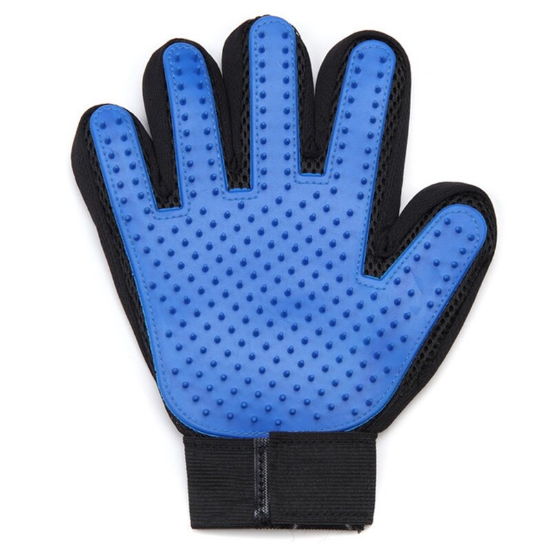 Guante para el cuidado del pelo de gato, guante para quitar el pelo, peine de silicona, guantes para cepillar de manera suave y eficiente, para masaje de limpieza de mascotas y perros