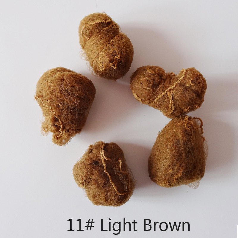 20 pcs/lot élastique Nylon filets à cheveux noir blond et blanc couleur Invisible filets à cheveux pour paquet cheveux et bonnet de perruque