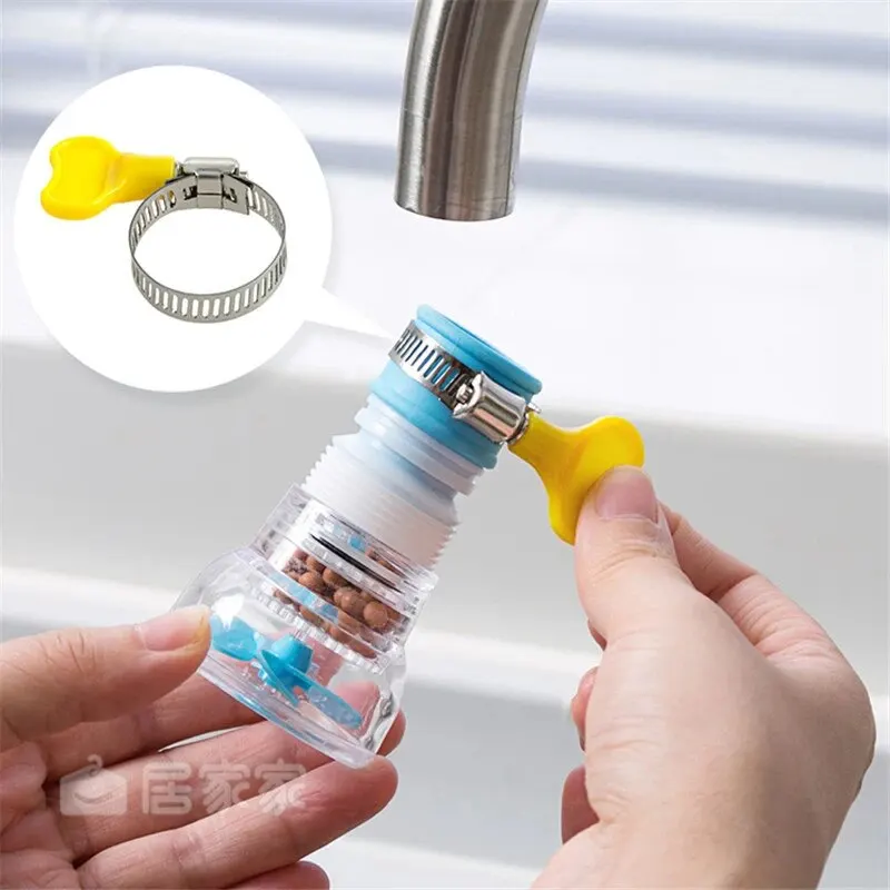 Keuken Anti-Spatten Kraan Kan Draaien Verlengen De Filter Thuis Universele Water Kraan Multifunctionele Wastafel Douchekraan