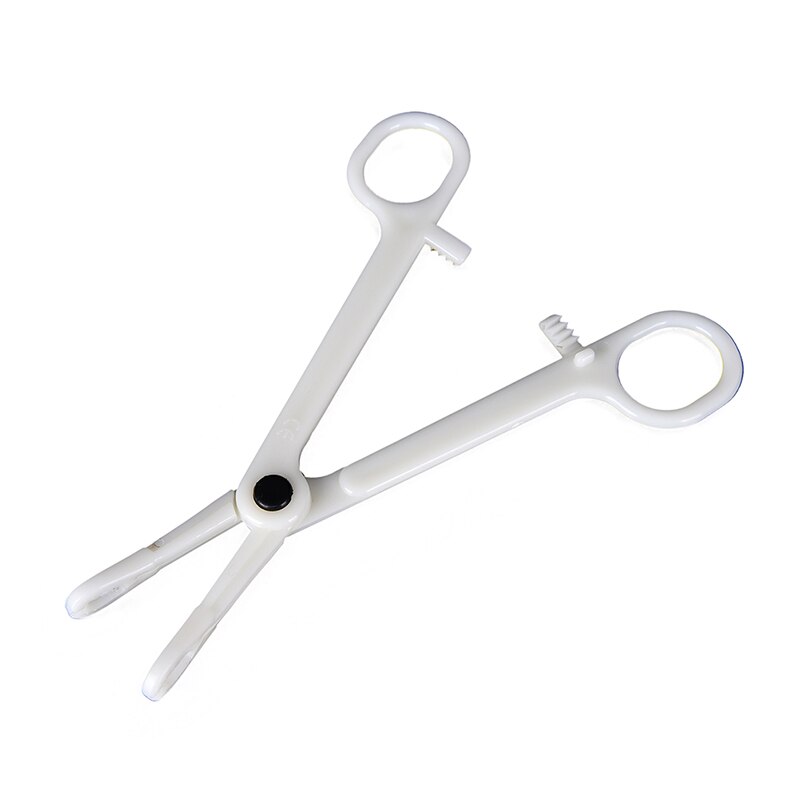 1 stuk piercing benodigdheden gereedschap klem wegwerp plastic gleuf ronde pincet jb: Default Title