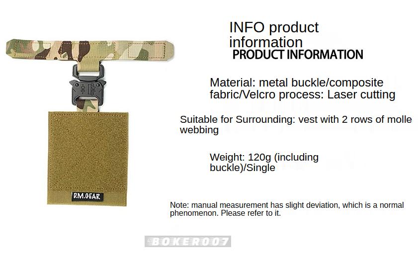 Chaleco Dmgear FCPC AVS, hebilla de liberación rápida, hebilla de metal, compatible con TMC