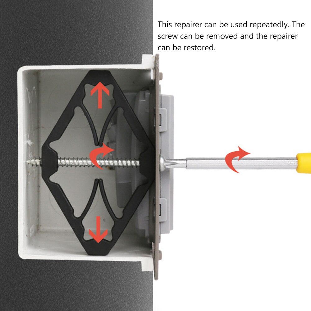 10Pcs Stopcontact Bodem Doos Reparatie Apparaat Snelle Installatie Kabel Dozen Schroef Vaste Ondersteuning Staaf Elektrische Accessoires
