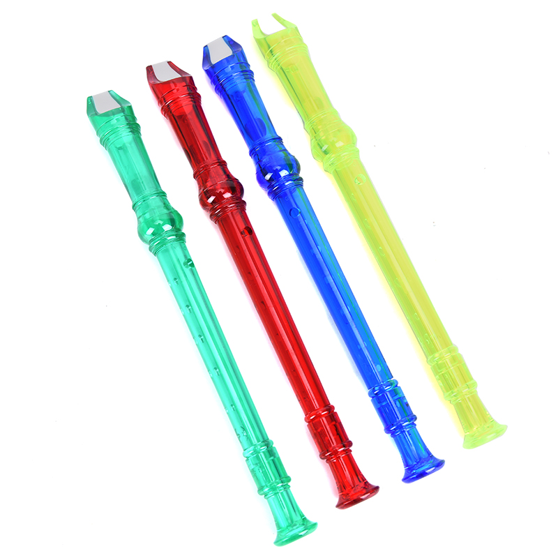 8-Loch Sopranino Blockflöte - Musikinstrument für Kinder Anfänger - Inkl. Reinigungsstab