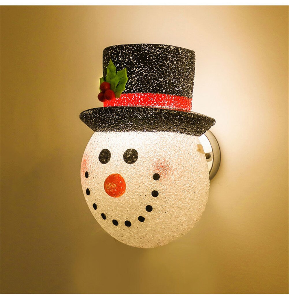 2pcs/Set Christmas Snowman Light Covers Outdoor Decor Light Covers Porch Garage Lights Large Light Fixtures 12inch