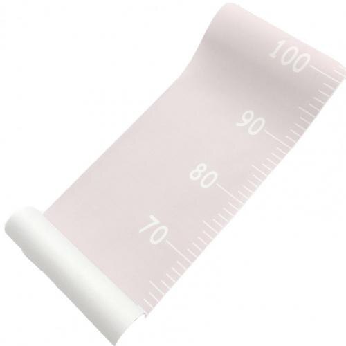 Height Chart High Moments Measurement Chart Hanging Wear-resistant Wall Ruler: Light Pink