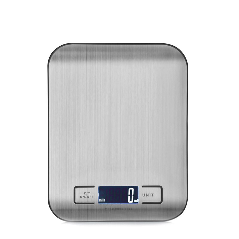 Digital Food Scale-Multifunction Precision Kitchen Scale, Auto-off/ LCD Display/stainless steel Surface/Touch button: Silve  18 x 14cm / 10Kg