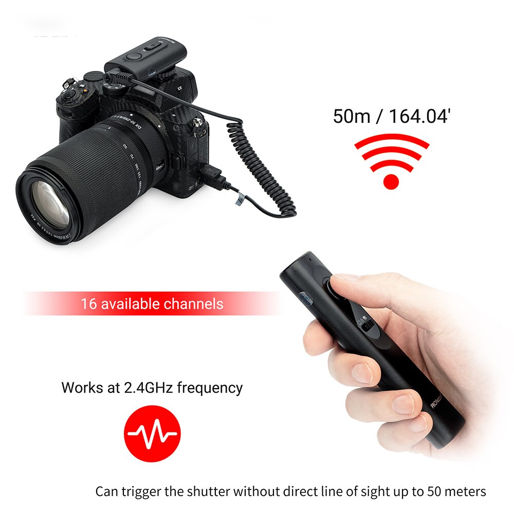 Camera Wireless Remote Control Shutter Release Controller DSLR Accessories for Nikon D5 D4 D4s D3s D3 Replace MC-30/MC-36/MC-30A