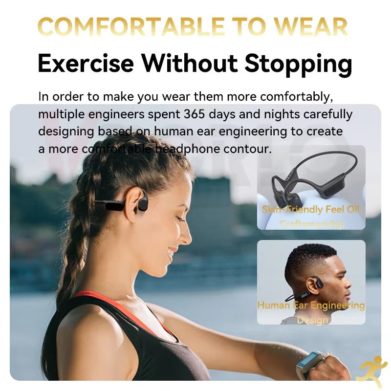 Xiaomi – écouteurs à Conduction osseuse IPX8, casque d'écoute ouvert sans fil, Bluetooth 5.3, pour natation, 32 go, MP3, pour sport