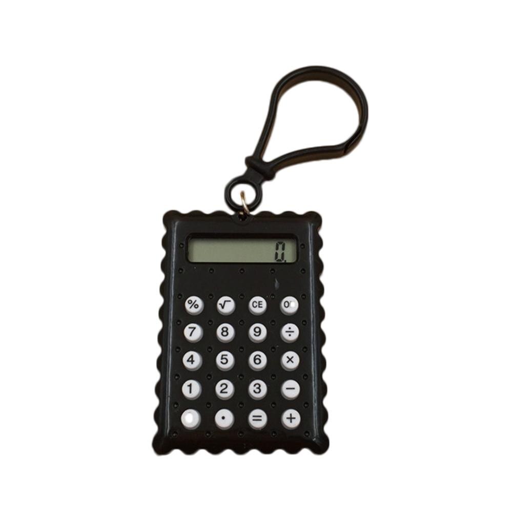 Student Portable Mini Electronic Calculator Exam Special Student Learning Supplies: Black