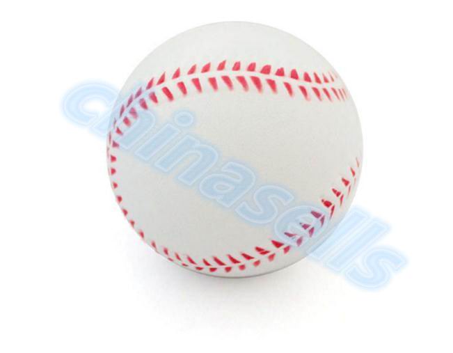 1Pcs 9Inch Wit Veiligheid Kid Baseball Base Ball Practice Trainning Pu Chlid Softbal Ballen Sport Team Game Geen hand Naaien: Default Title