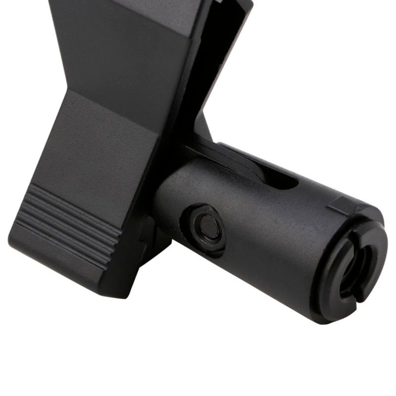 Microfono flessibile supporto per microfono accessorio supporto per Clip in plastica nero