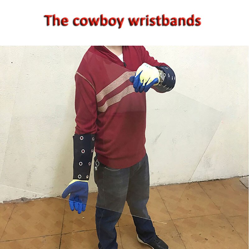 Thickened Glass Wrist Protector Anti-cut Wrist Protector Protect Arm Cowboy Steel Arm Guard Anti-scratch Arm Guard