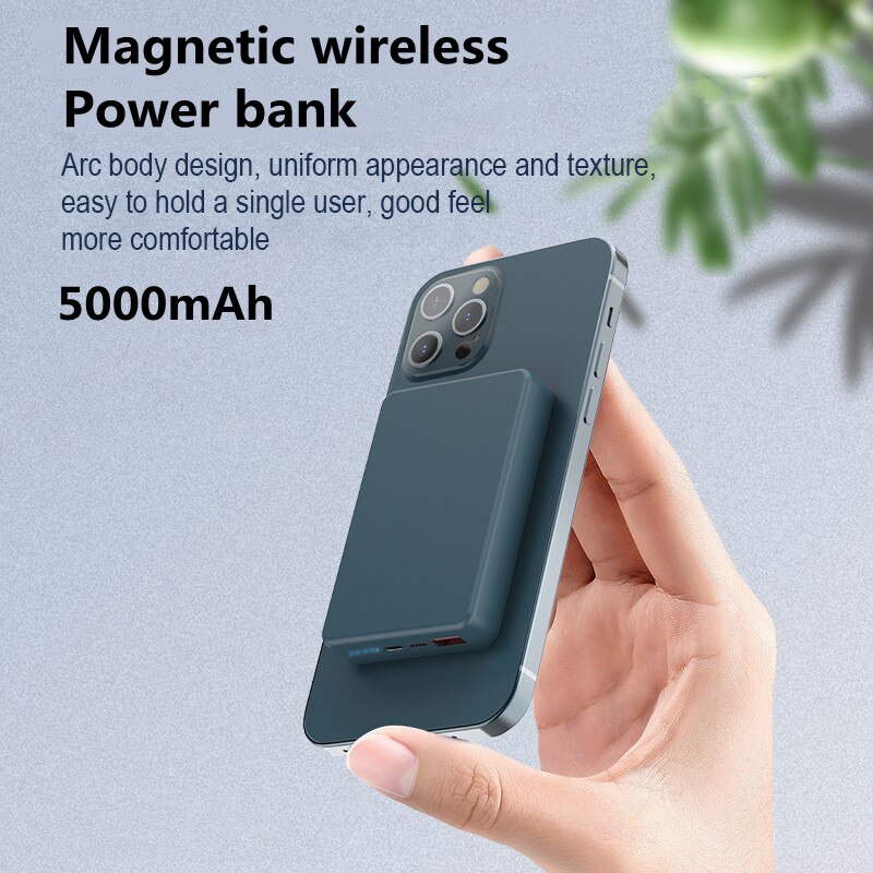 Power Bank 15W Magnetic Wireless 10000mAh For Magsafe Fast Charger External Battery For iphone 12 12Pro 12proMax 12mini Charging