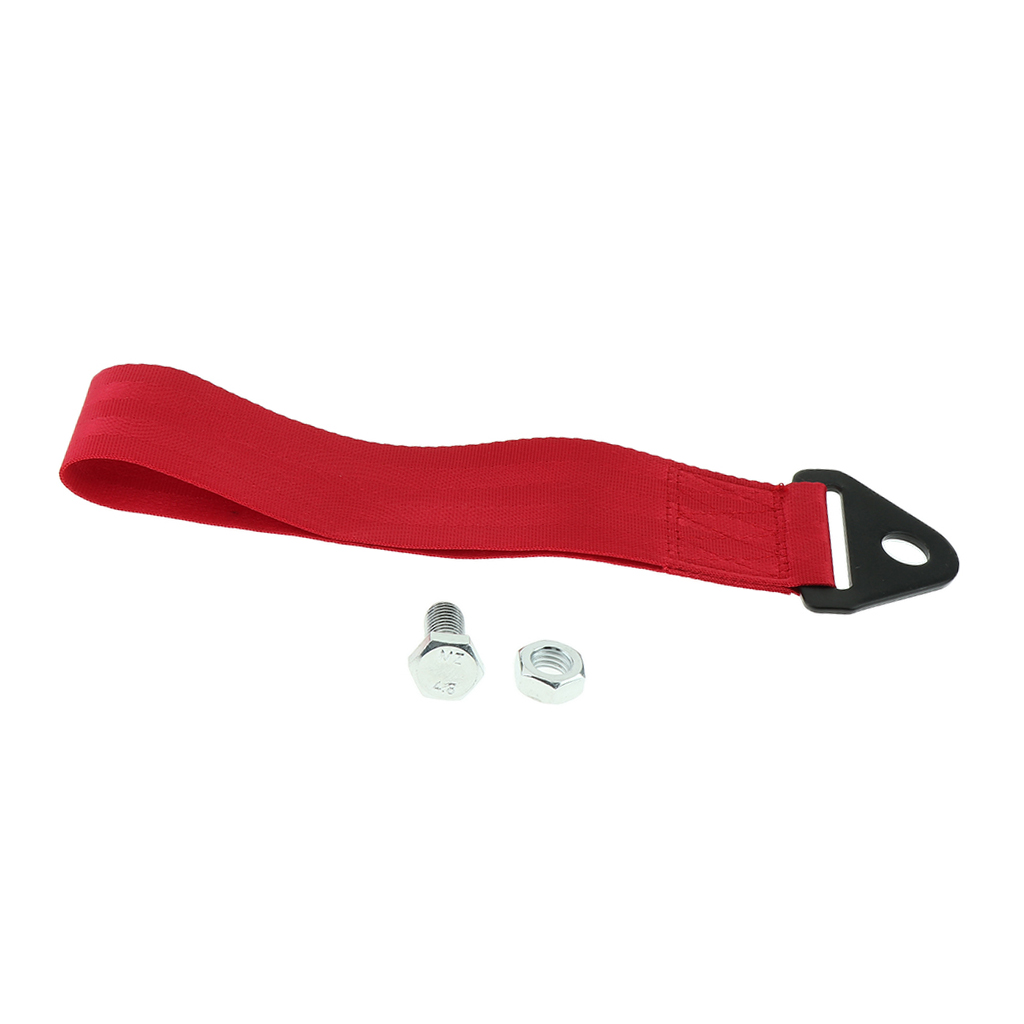 Heavy Duty Car Tow Strap Recovery Rescue LB Break Strength Towing Red