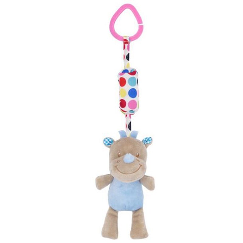 0-12 Months Newborn Cartoon Rattle Cute Baby Toy Soft Baby Carriage Toy Puzzle Baby Toy Bed Hanging Wind Chime Baby: Default Title