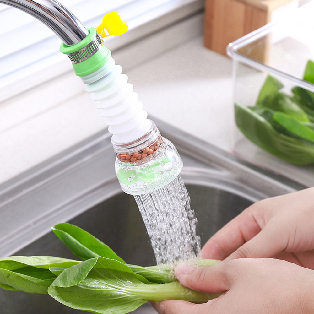 Waterbesparende tank voor thuis, intrekbare roterende kraan, waterfilter, keuken, badkamer, wastafelaccessoires, sproeifilter, kraanverlenger
